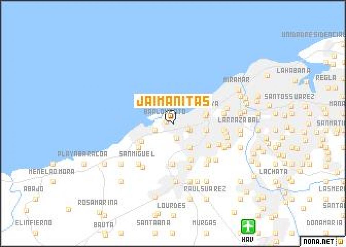 Karte von jaimanitas Kuba