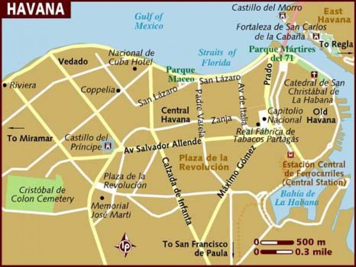 Karte Habana